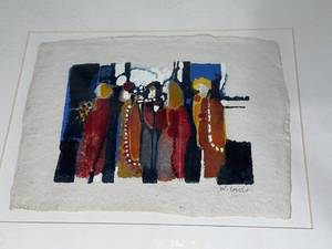 Rare Signed Waverly Lewis Original Artwork