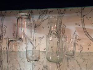 lot 32 image: Glassware Set Carafe with 4 Drinking Glasses