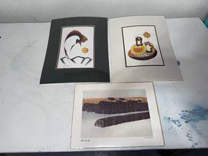 lot 39E image: Set of 3 Diverse Art Prints Including Garnet Tobaccos Harmony
