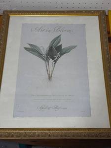 lot 140 image: Art in Bloom 1999 Framed Print by Pierre-Joseph Redout