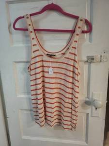 lot 2R image: Set of 3 Womens Medium Sleeveless Tops by Michael Stars, Cabi, and Athleta
