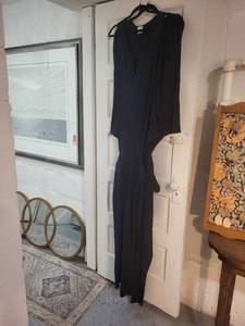 lot 22R image: Cabi Black Jumpsuit with Tie Waist, Size Medium