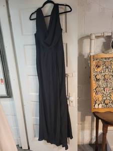 lot 192 image: ASOS Black Gown Size US 6 and Vintage Dayton Oval Room Dress Size M