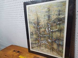 lot 76E image: E. Modzelewich Limited Edition Abstract Print 29100