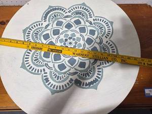 lot 85 image: Decorative Round Mandala Design Tabletop
