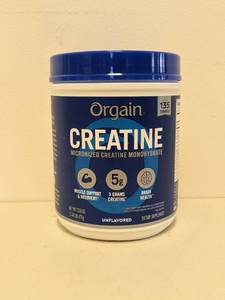 lot 72 image: NEW ORGAIN CREATINE MICRONIZED CREATINE MONOHYDRATE
