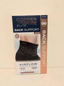 lot 78 image: COPPER FIT ELITE BACK SUPPORT WITH AIRFLOW TECHNOLOGY
