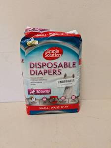 SIMPLE SOLUTION DISPOSABLE DIAPERS FOR DOGS