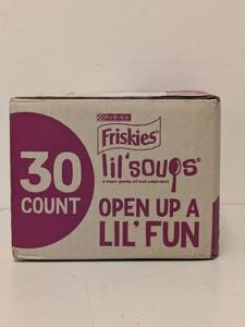 lot 128 image: FRISKIES LIL SOUPS -24 COUNT