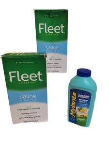 lot 8 image: Medicine Cabinet Supplies Mylanta & Fleet