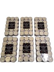 lot 13 image: Unscented Tea Lights - 45 count (6 packs)