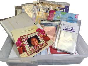 lot 14 image: Captivating Scrap and Stamp Collection