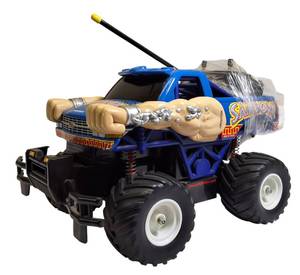 lot 15 image: Vintage RadioShack Samson RC Monster Jam Truck - Rare Muscle Arms Edition