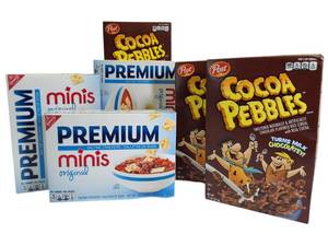 lot 36 image: Nabisco-  Minis Saltine Crackers  & Post - Cocoa Pebbles