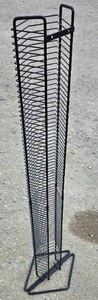 lot 1009 image: Black Metal CD Storage tower