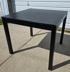 lot 1027 image: Black Wooden Table
