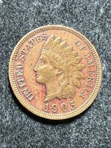 lot 07 image: 1905 US INDIAN HEAD CENT