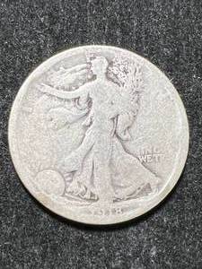 lot 17 image: 1918-S US WALKING LIBERTY HALF DOLLAR