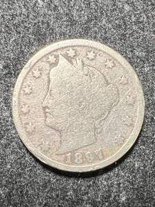 lot 33 image: 1897 US LIBERTY NICKEL