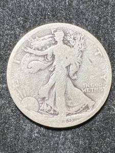 lot 57 image: 1919 US WALKING LIBERTY HALF DOLLAR