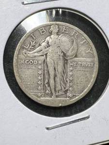 lot 80 image: 1920-S US STANDING LIBERTY QUARTER