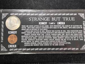lot 87 image: 1964 KENNEDY HALF DOLLAR WITH LINCOLN CENT