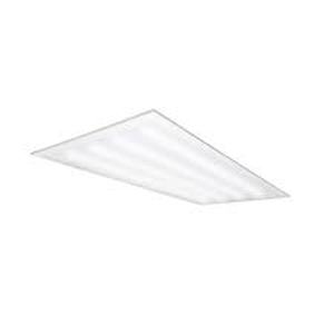 lot 10 image: Lot of  Commercial Electric 2 ft. x 4 ft. 128-Watt Equivalent Integrated LED High Output Prismatic Lens White Troffer, 3500K4000K5000K Customer Returns See Pictures
