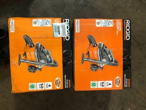 lot 39 image: Lot of RIDGID 4 Gal. 5.0 Peak HP Portable Shop Vacuum Wet Dry Vac with Fine Dust Filter, Locking Hose and Attachments WD4070 Used  Customer  Returns See Pictures