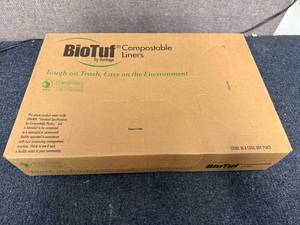 lot 1 image: 200 BioTuf Compostable Can Liners - 13 Gallon