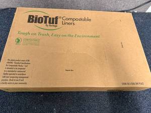 lot 2 image: 200 BioTuf Compostable Can Liners - 13 Gallon
