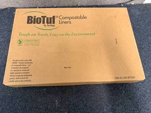 lot 6 image: 200 BioTuf Compostable Can Liners - 13 Gallon