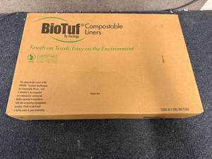 lot 7 image: 200 BioTuf Compostable Can Liners - 13 Gallon