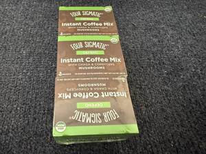 lot 36 image: 3 x 10ct Packts of Four Sigmatic Organic Mushroom Coffee