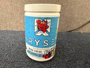 lot 38 image: Container of Ryse Tropical Punch BCAA Mix