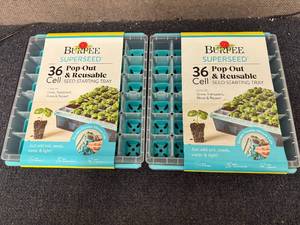lot 53 image: 2 36ct Burpee Superseed Seed Starting Trays