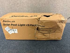 lot 59 image: 6 Pack of Siedinlar Solar Post Lights
