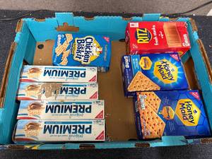 lot 110 image: Box of Mixed Crackers