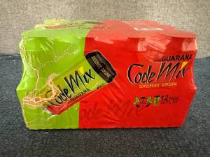 lot 156 image: 12 Pack of Code Mix Energy Drink