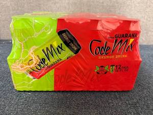 lot 158 image: 12 Pack of Code Mix Energy Drink