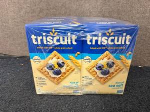 lot 197 image: 6 Boxes of Triscuits with Sea Salt