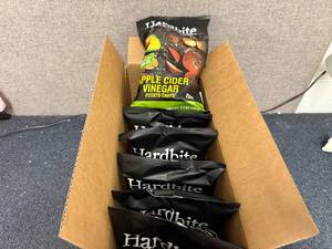 lot 209 image: 6 Bags of Hardbite Apple Cider Vinegar Chips