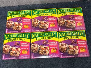 lot 212 image: 6 Boxes of Nature Valley Bars