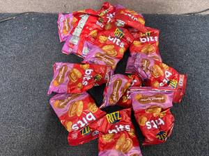 lot 230 image: 12 Bags of Ritz Bits - Peanut Butter