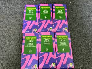 lot 243 image: 6 Better Goods Chocolate Bars
