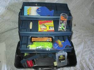 lot 59 image: Flambeau classic series tackle box ...