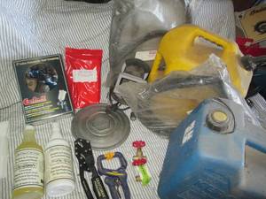 lot 66 image: High efficiency spray gun, misc han...