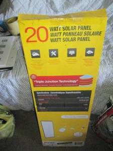 lot 67 image: 12v 20watt competition solar panel...