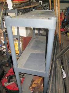 lot 146 image: Plastic shelving unit...