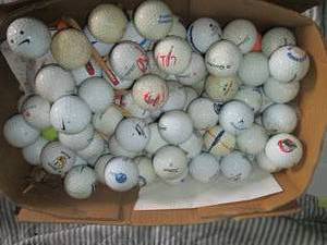 lot 156 image: Box bundle of golf balls...