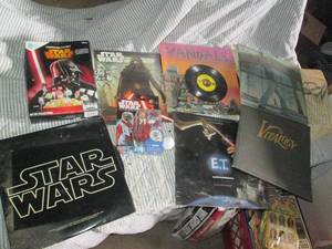 lot 163 image: Misc vinyl Record albums and Star W...